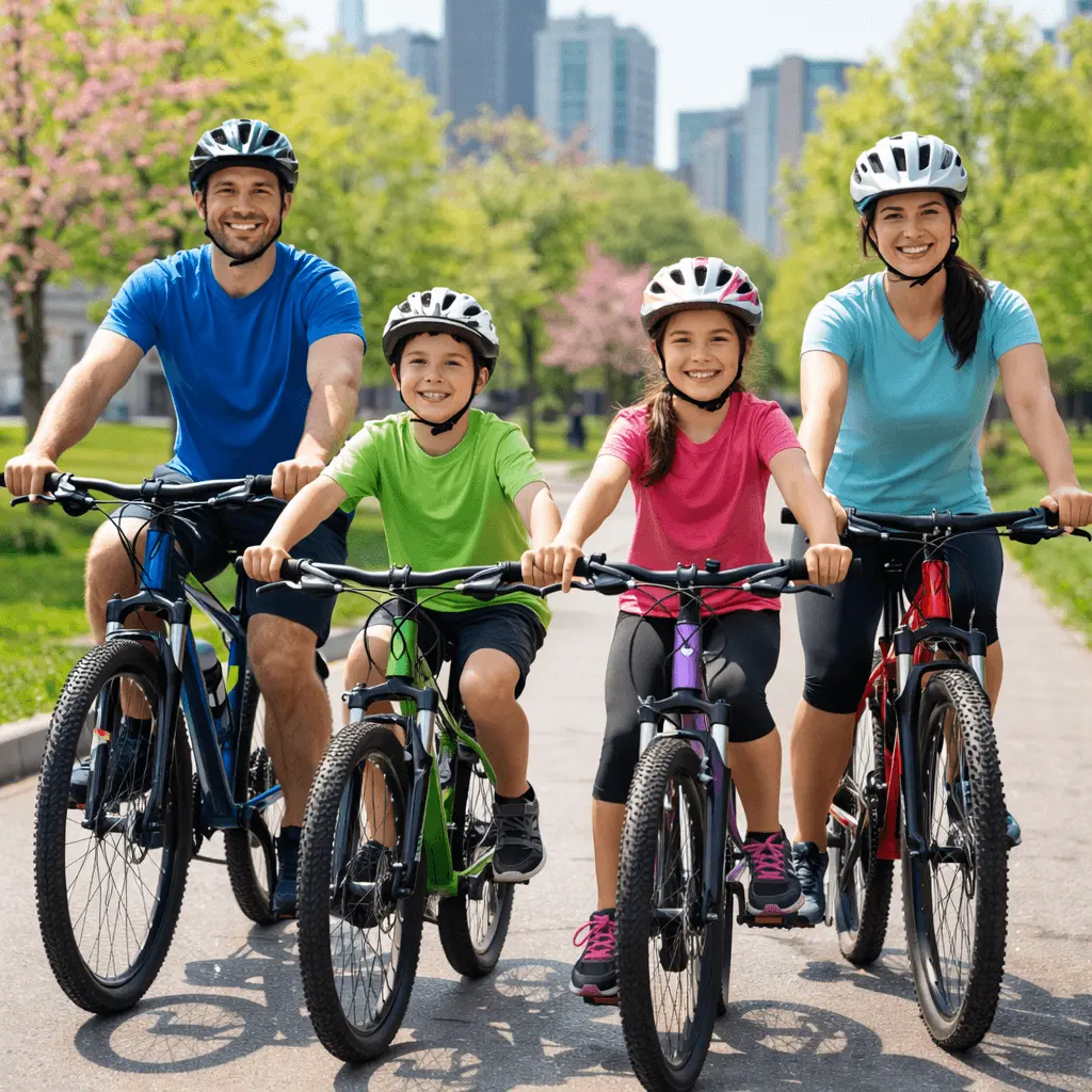 Benefits of Cycling: Why You Should Make Cycling Part of Your Life 1 family cycling park